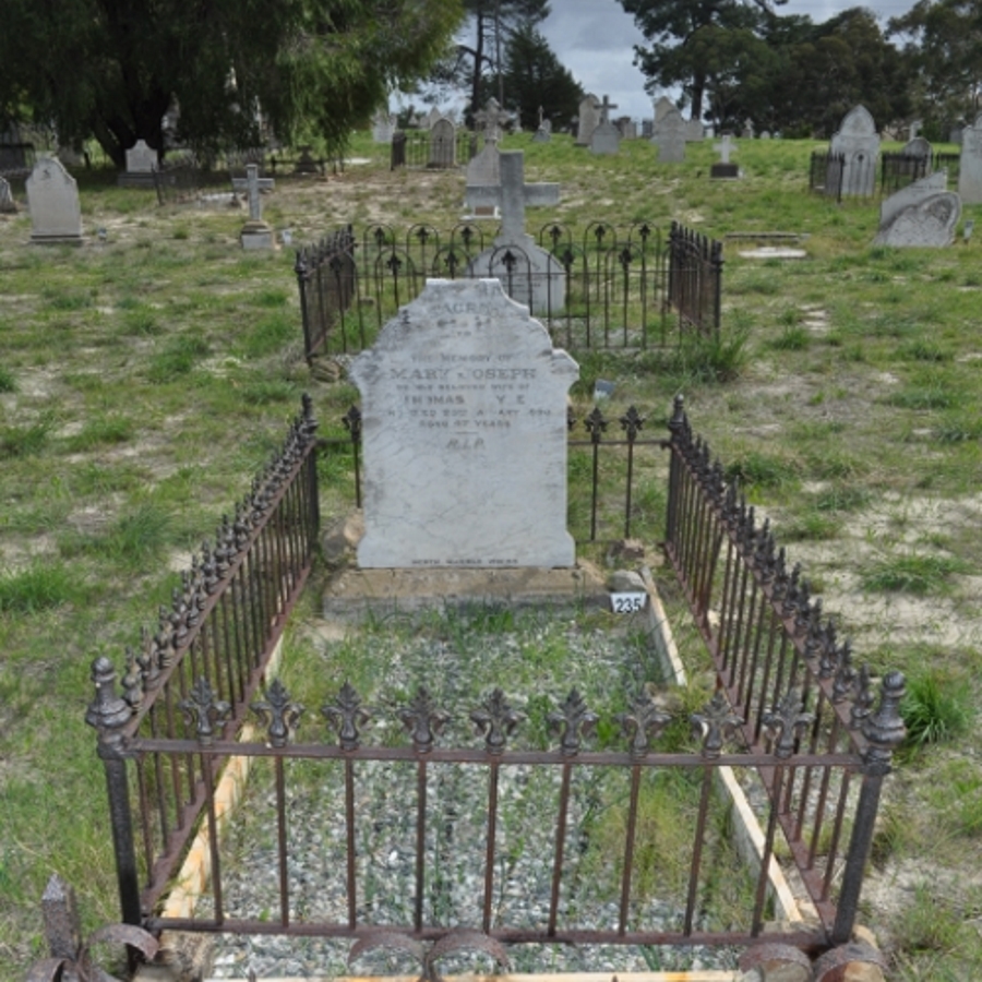 Mary Joseph BOYLE & Thomas BOYLE - Gravesite at East Perth Cemetery, Perth Western Australia