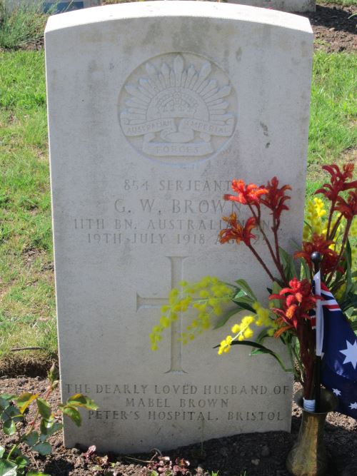 Gravesite of George William Brown