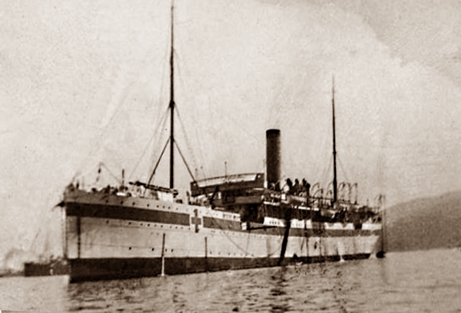 Hospital Ship "Silicia" Mudros harbour ca 1915 - ex slhd nsw gov au rpa museum ad clip image025