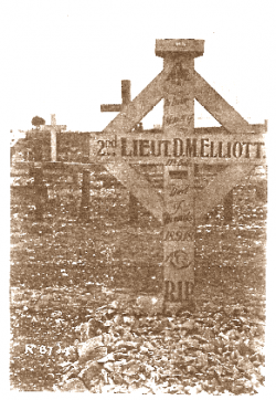 Gravesite of 2/Lt Dudley Marwood Elliott